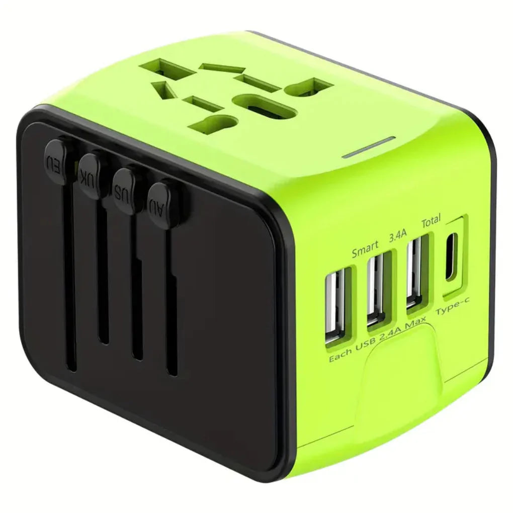 Trek Universal Travel Adapter | Fast Charging, Multi-Device Support 3