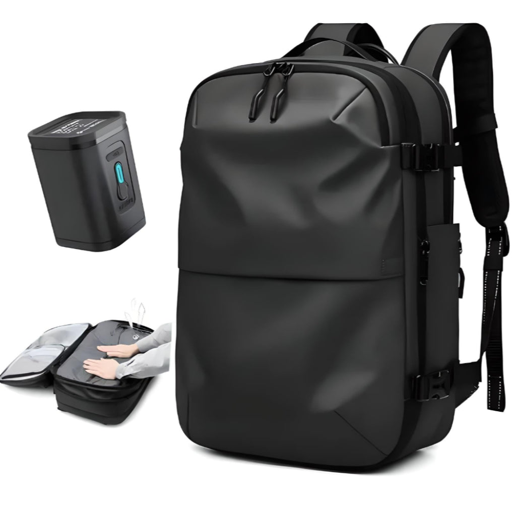 Aeris Compression Backpack | Lightweight, Expandable, TSA Lock 0