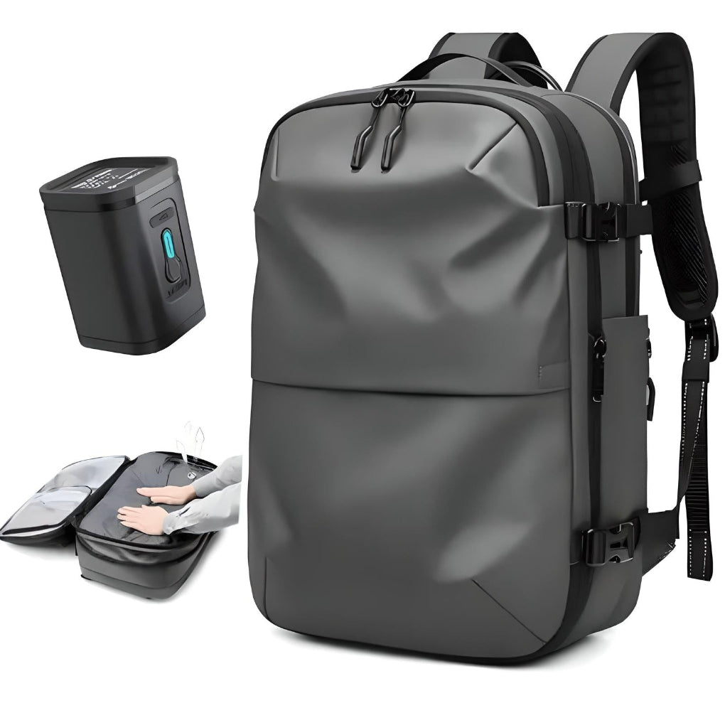 Aeris Compression Backpack | Lightweight, Expandable, TSA Lock 2