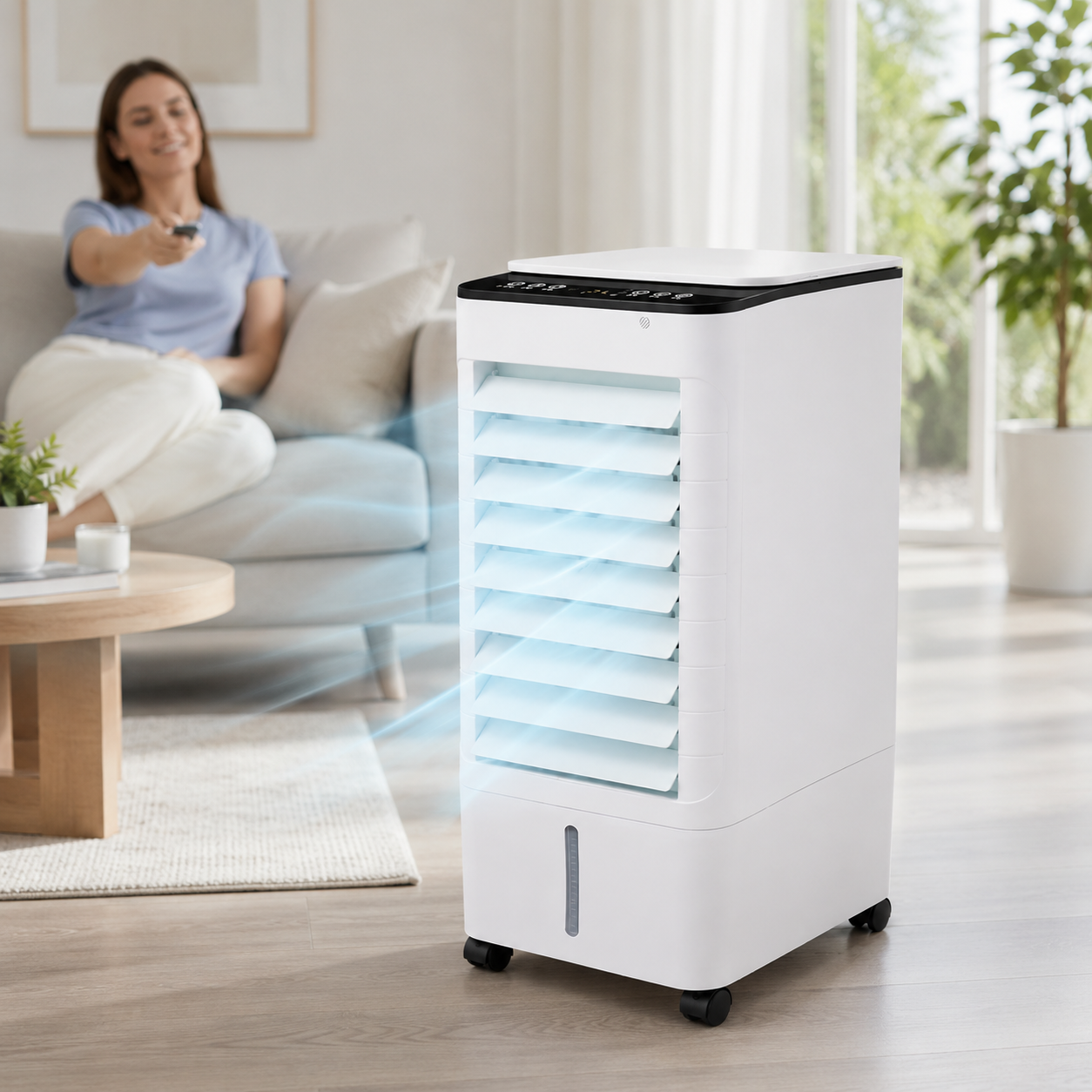 Aeris Portable Air Conditioner | Remote Control, 3-in-1 Cooling Function 0