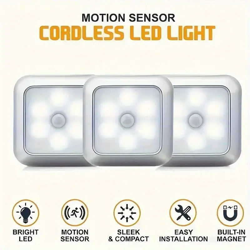 AeroGlow LED Night Light | Motion Sensor, Wireless, Battery-Powered 5