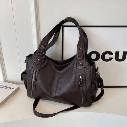 Amber Shoulder Bag | Vegan Leather, Spacious Design 3