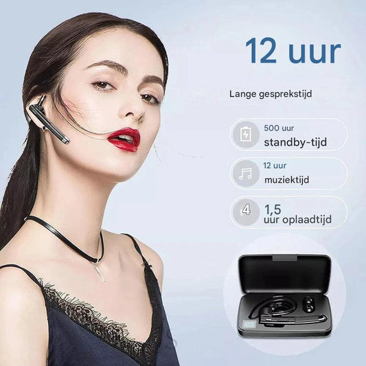 Bexar Bluetooth Headset | Noise-Cancelling, Bluetooth 5.3, Single-Ear 0