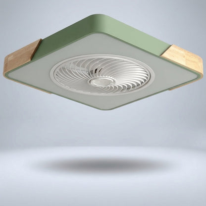Breezeo Flush Mount Ceiling Fan | Bladeless, Integrated LED, Remote Controlled 4