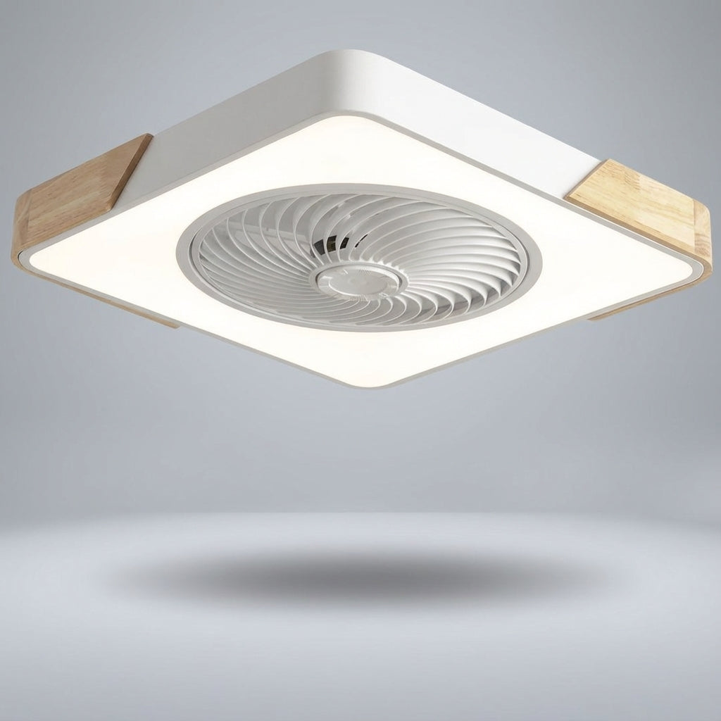 Breezeo Flush Mount Ceiling Fan | Bladeless, Integrated LED, Remote Controlled 6