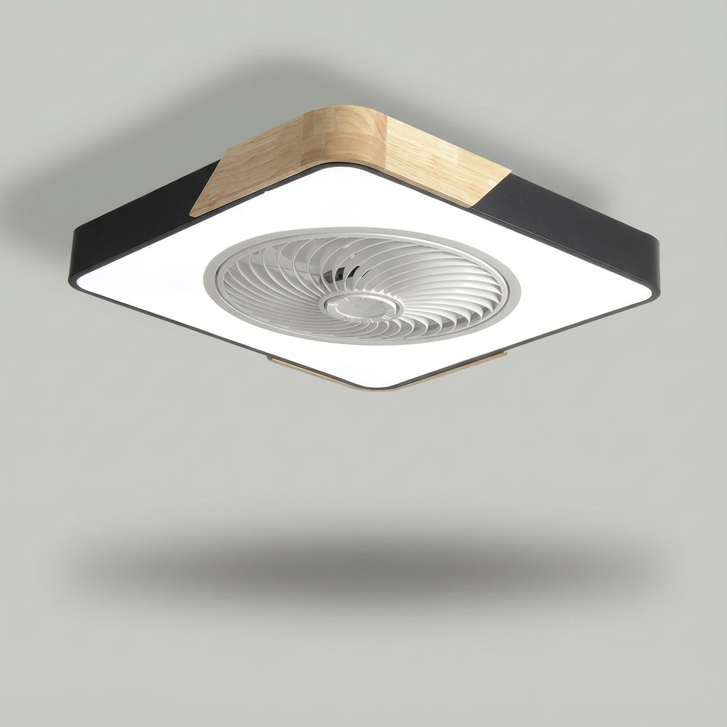 Breezeo Flush Mount Ceiling Fan | Bladeless, Integrated LED, Remote Controlled 8