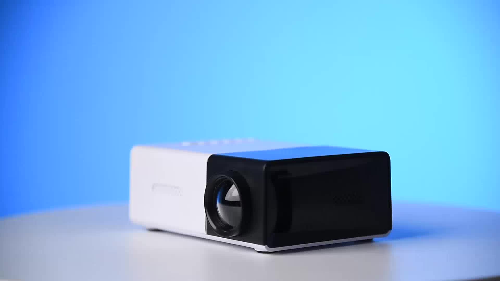 BrightBeam Mini Projector | Compact LED, Built-In Speakers, HDMI Compatible 1
