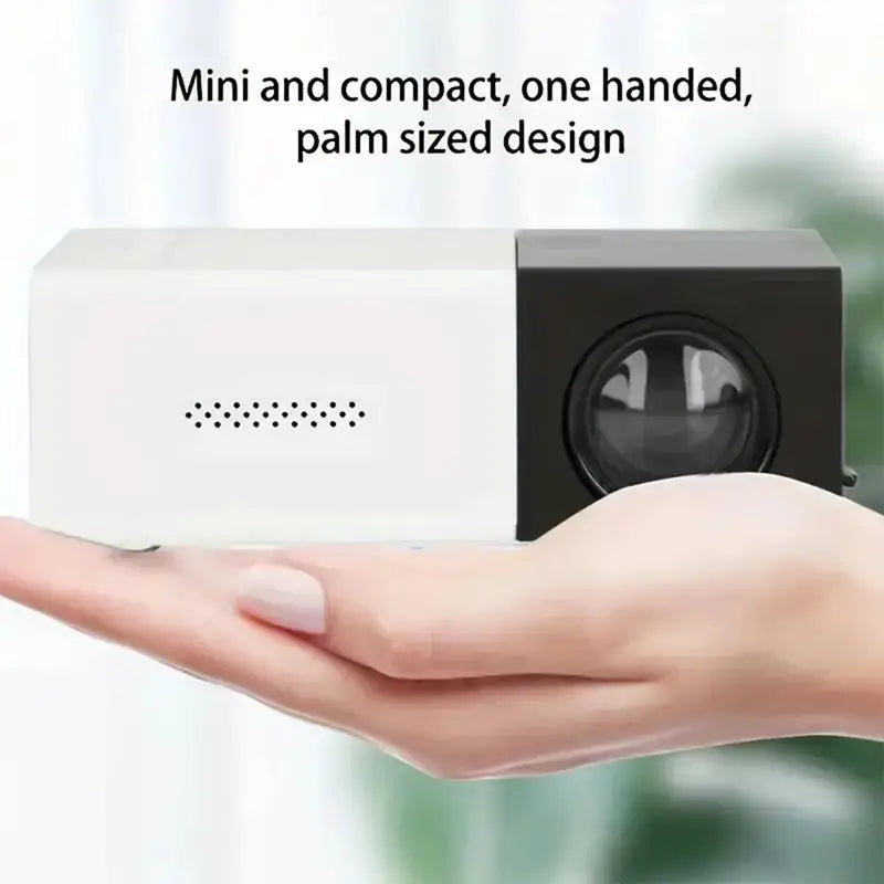 BrightBeam Mini Projector | Compact LED, Built-In Speakers, HDMI Compatible 2
