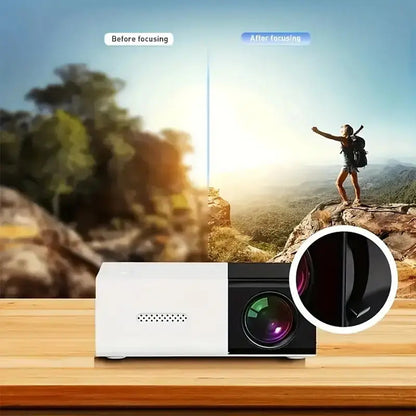 BrightBeam Mini Projector | Compact LED, Built-In Speakers, HDMI Compatible 5