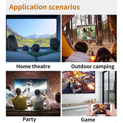 BrightBeam Mini Projector | Compact LED, Built-In Speakers, HDMI Compatible 7