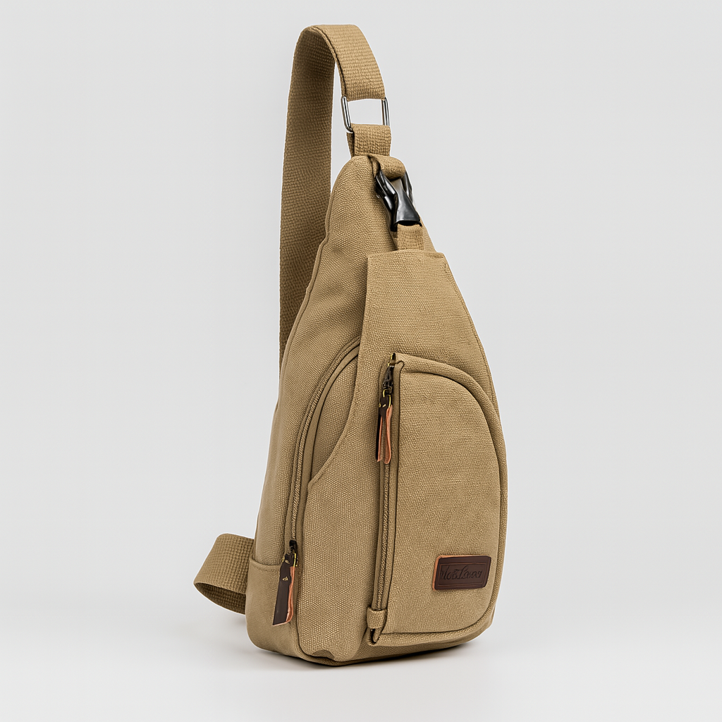 Caden Mens Crossbody Bag | Lightweight Vintage Canvas, Adjustable Strap 1