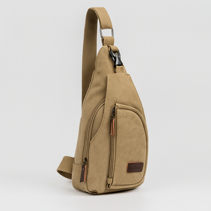 Caden Mens Crossbody Bag | Lightweight Vintage Canvas, Adjustable Strap 1