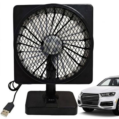 Cavo 12V Car Cooling Fan | USB Powered, 360° Rotation 3