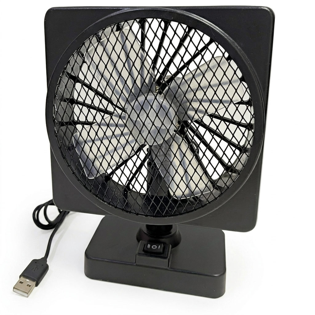 Cavo 12V Car Cooling Fan | USB Powered, 360° Rotation 4