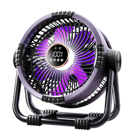 Cavo Camping Fan | 20000 mAh Battery, 360° Rotation, LED Light 0