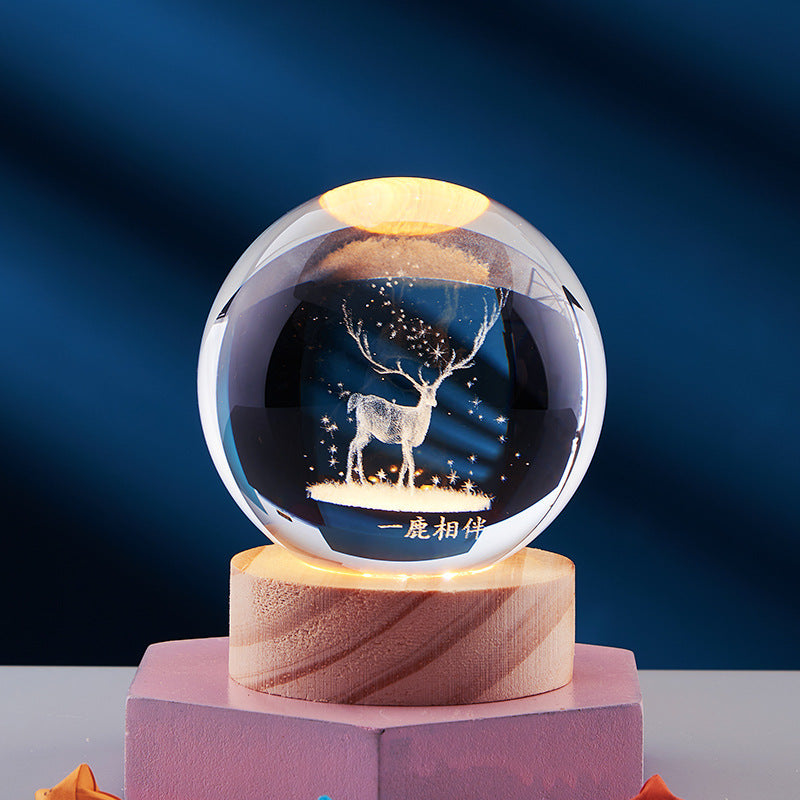 Cielo 3D LED Night Light | Crystal-Inspired, USB Powered 0