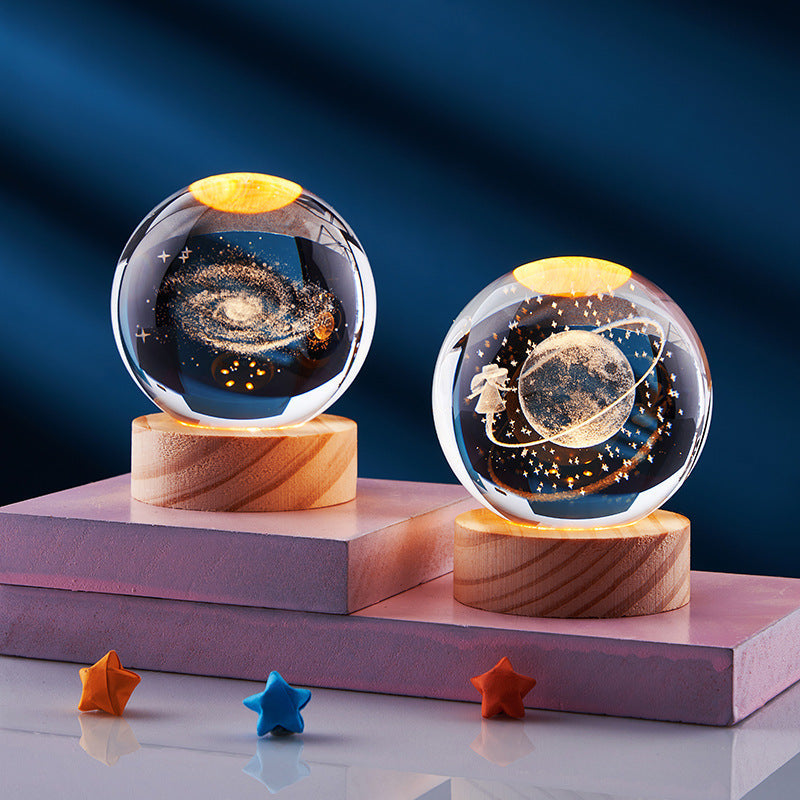 Cielo 3D LED Night Light | Crystal-Inspired, USB Powered 1