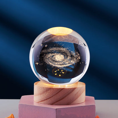 Cielo 3D LED Night Light | Crystal-Inspired, USB Powered 10