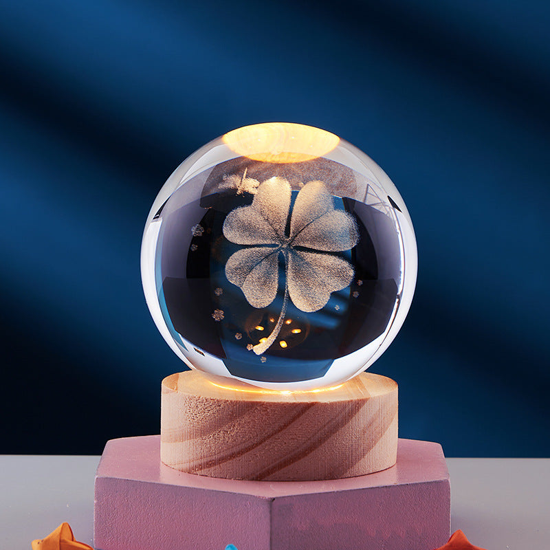 Cielo 3D LED Night Light | Crystal-Inspired, USB Powered 11