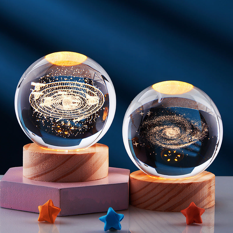 Cielo 3D LED Night Light | Crystal-Inspired, USB Powered 2