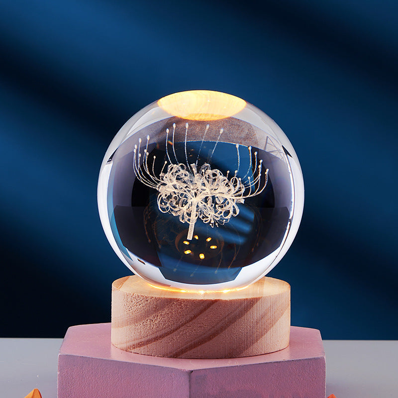 Cielo 3D LED Night Light | Crystal-Inspired, USB Powered 6