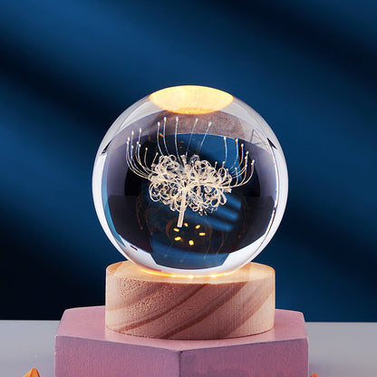 Cielo 3D LED Night Light | Crystal-Inspired, USB Powered 6