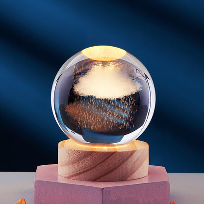 Cielo 3D LED Night Light | Crystal-Inspired, USB Powered 8