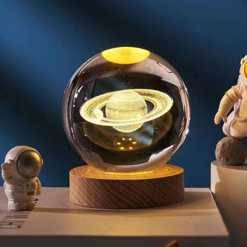 Cielo 3D LED Night Light | Crystal-Inspired, USB Powered 9