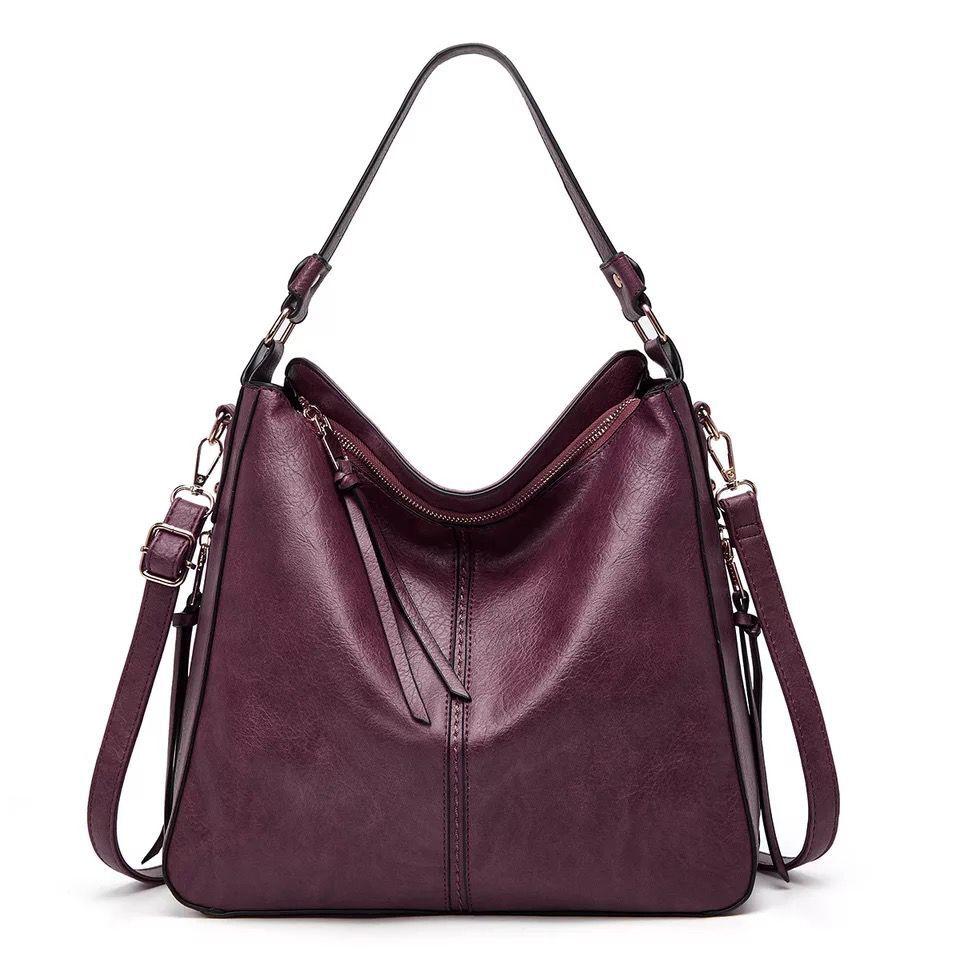 Clara Shoulder Bag | Soft Leather with Gold Accents 15