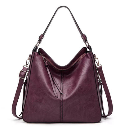 Clara Shoulder Bag | Soft Leather with Gold Accents 15