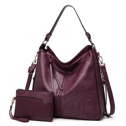 Clara Shoulder Bag | Soft Leather with Gold Accents 3