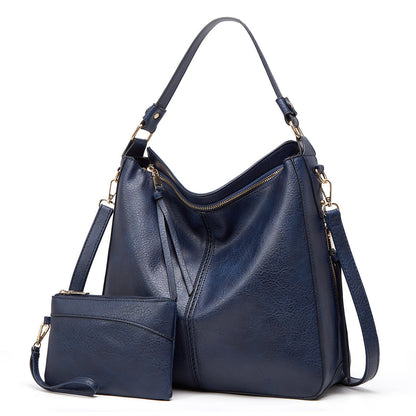 Clara Shoulder Bag | Soft Leather with Gold Accents 5