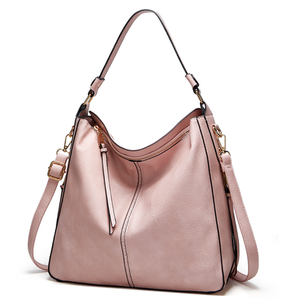 Clara Shoulder Bag | Soft Leather with Gold Accents 7