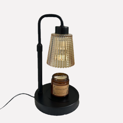 Cleo Candle Warmer Lamp | Adjustable Light, Built-In Timer, Flameless Design 0