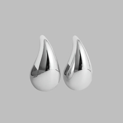 Cleo Gold Earrings | Teardrop Design, Crystal-Accented 1