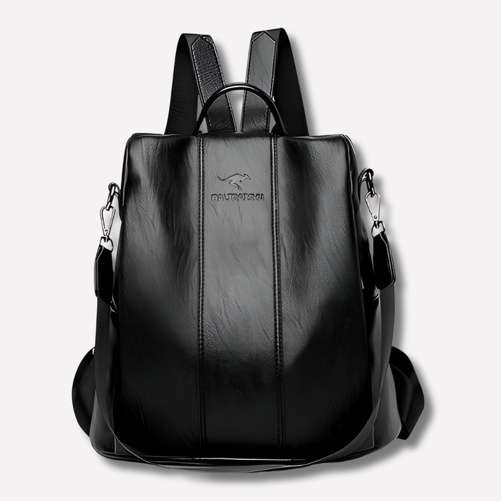 Cora Anti-Theft Backpack | Water-Repellent PU Leather, RFID Protection 0