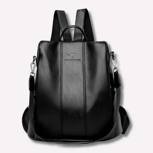 Cora Anti-Theft Backpack | Water-Repellent PU Leather, RFID Protection 0