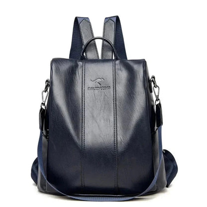 Cora Anti-Theft Backpack | Water-Repellent PU Leather, RFID Protection 2