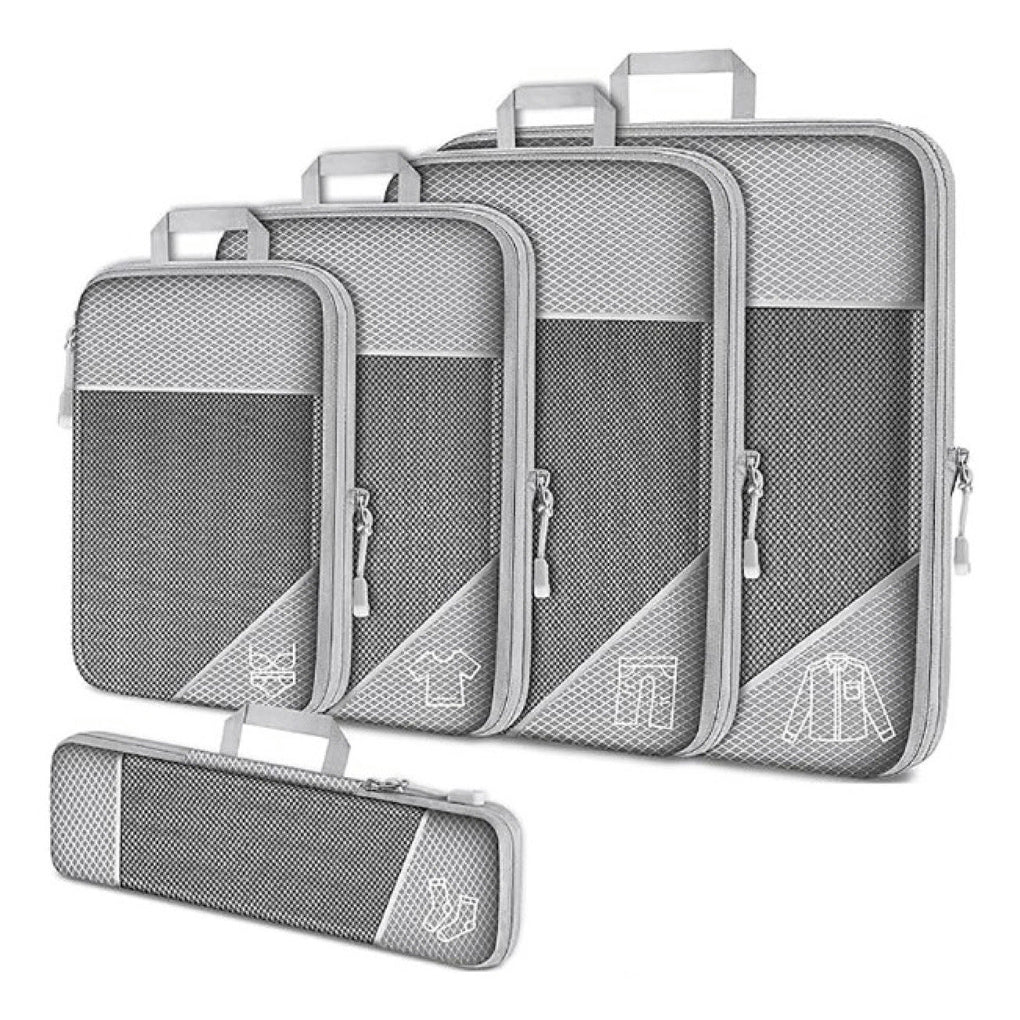 Cora Compression Packing Cubes | Space-Saving, Lightweight Nylon Set for Travel 2