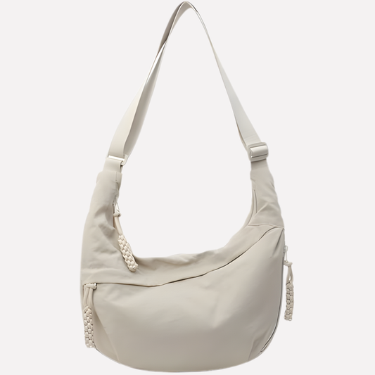 Cora Crescent Crossbody Bag | Nylon, Adjustable Strap 0