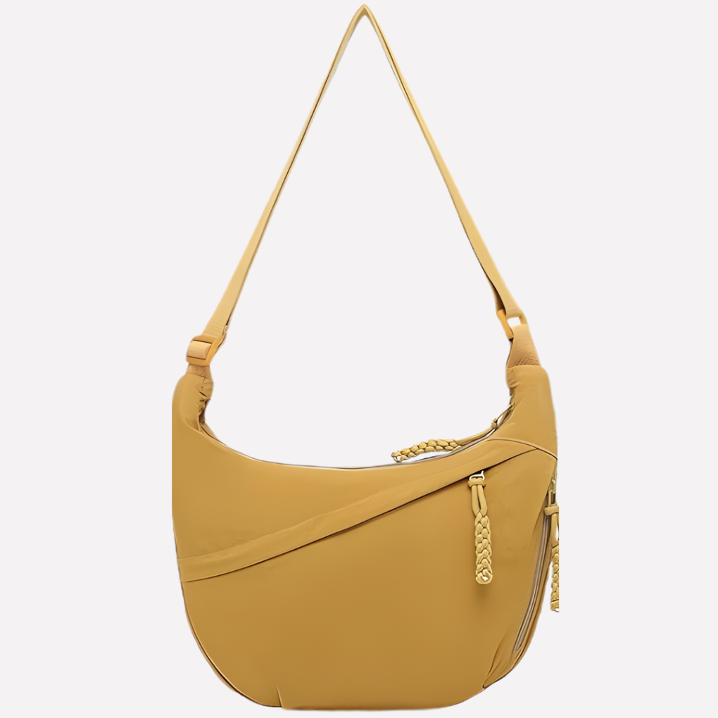 Cora Crescent Crossbody Bag | Nylon, Adjustable Strap 10