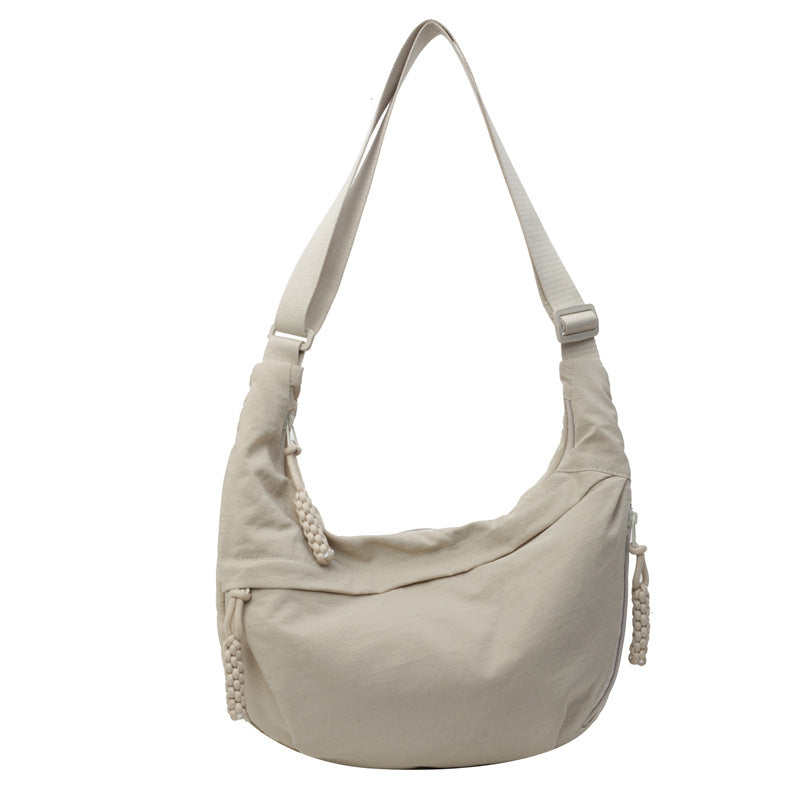Cora Crescent Crossbody Bag | Nylon, Adjustable Strap 11