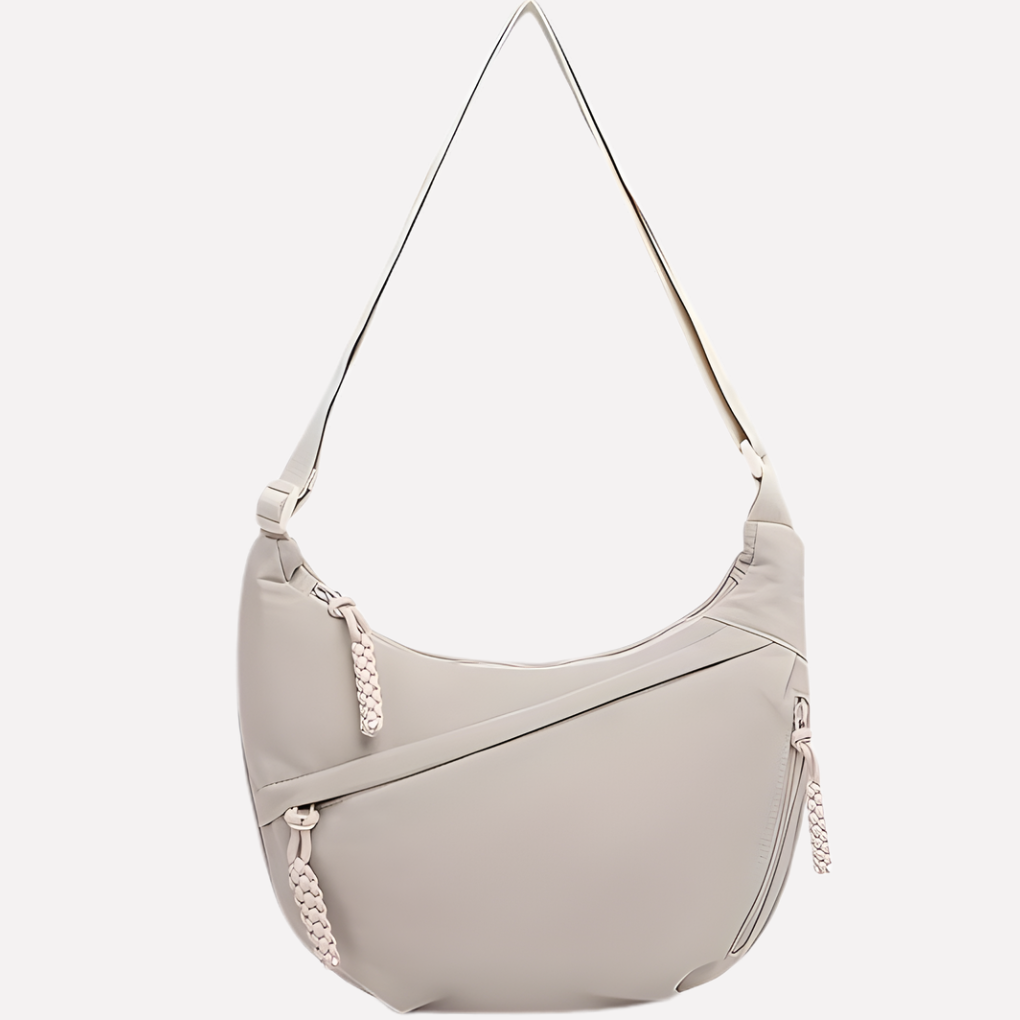 Cora Crescent Crossbody Bag | Nylon, Adjustable Strap 3