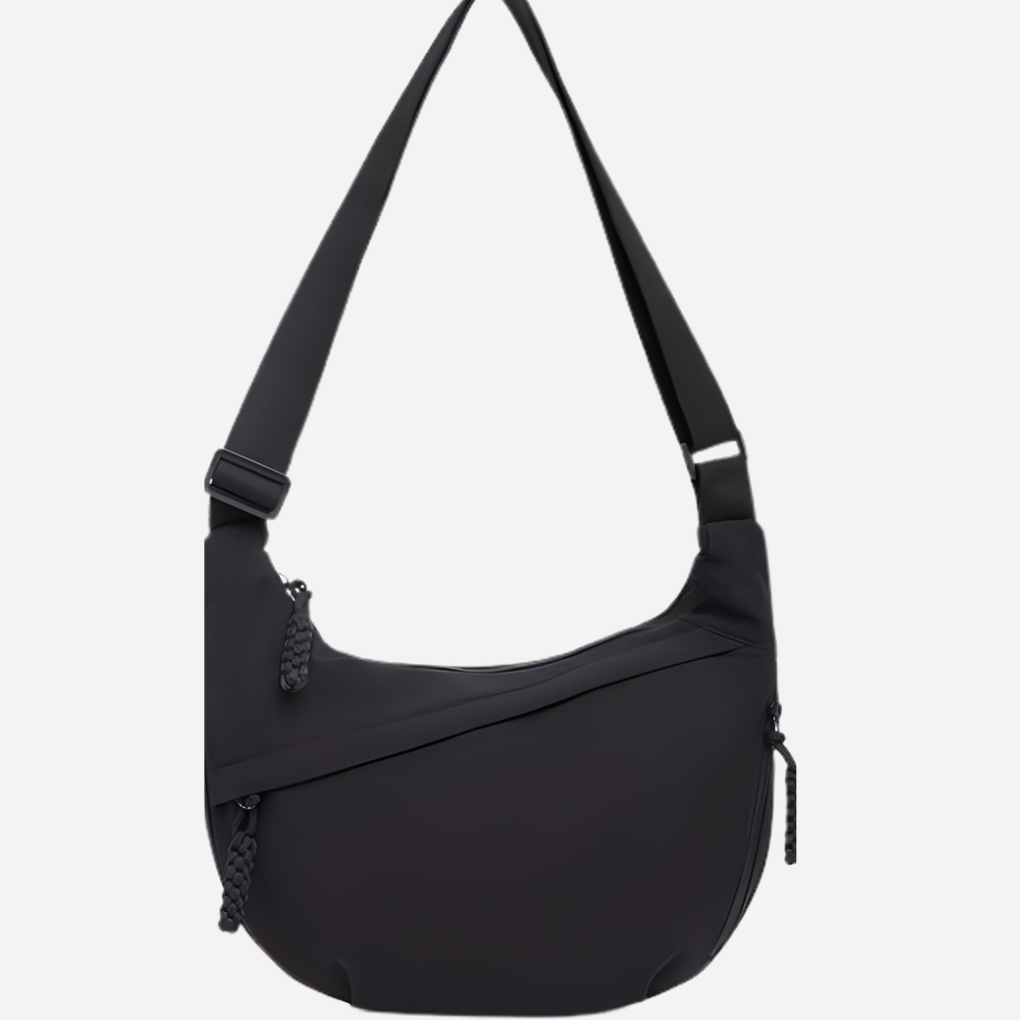 Cora Crescent Crossbody Bag | Nylon, Adjustable Strap 4