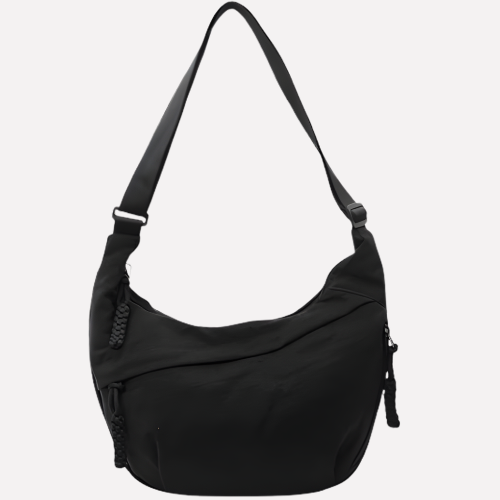 Cora Crescent Crossbody Bag | Nylon, Adjustable Strap 5