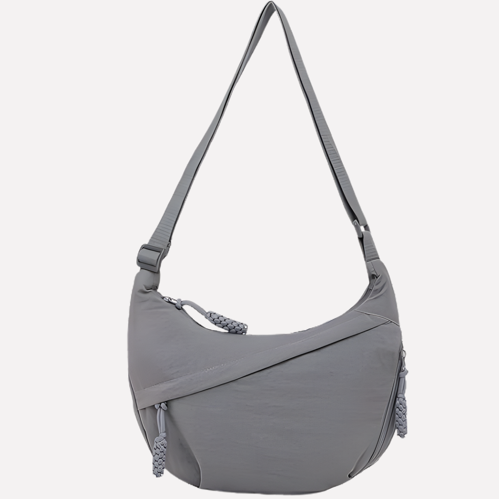Cora Crescent Crossbody Bag | Nylon, Adjustable Strap 7