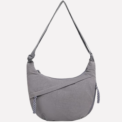 Cora Crescent Crossbody Bag | Nylon, Adjustable Strap 8
