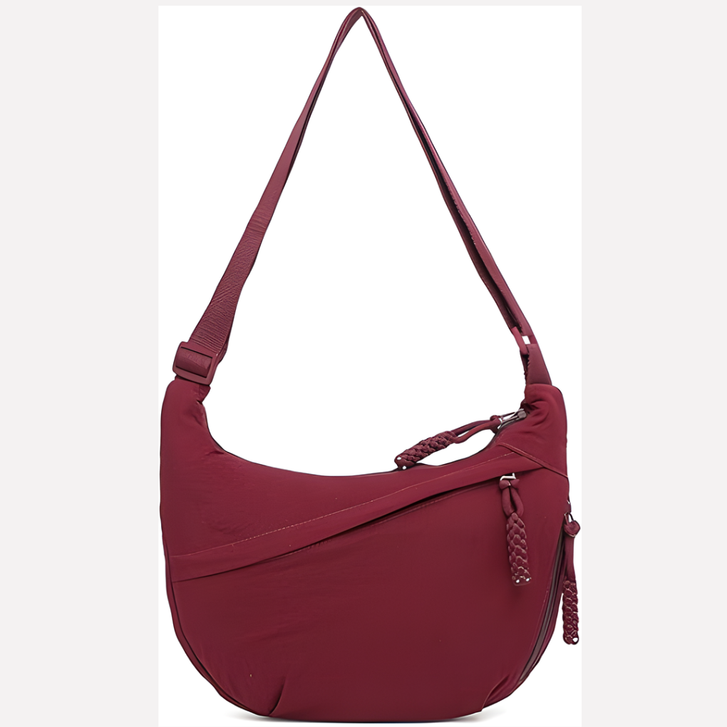 Cora Crescent Crossbody Bag | Nylon, Adjustable Strap 9