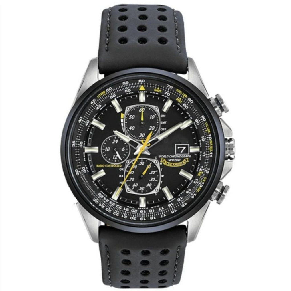 Elios Men's Watch | Stainless Steel Case, Leather Strap 0