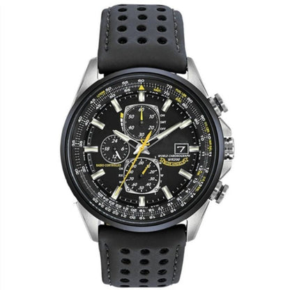 Elios Men's Watch | Stainless Steel Case, Leather Strap 0
